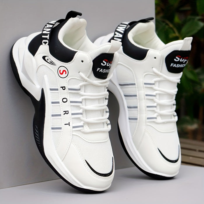 Comfortabele Herensneakers – Schokabsorberend en Ademend voor Sport en Vrije Tijd