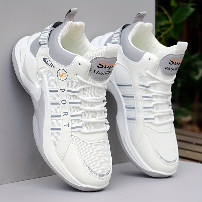 Comfortabele Herensneakers – Schokabsorberend en Ademend voor Sport en Vrije Tijd