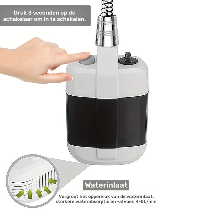 Draagbare Campingdouche – Handheld met Waterfilter Systeem