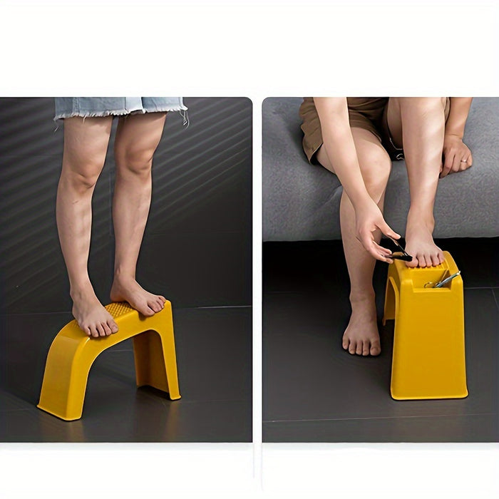 Compact Voetkrukje met Opbergruimte – Comfortabel en Functioneel