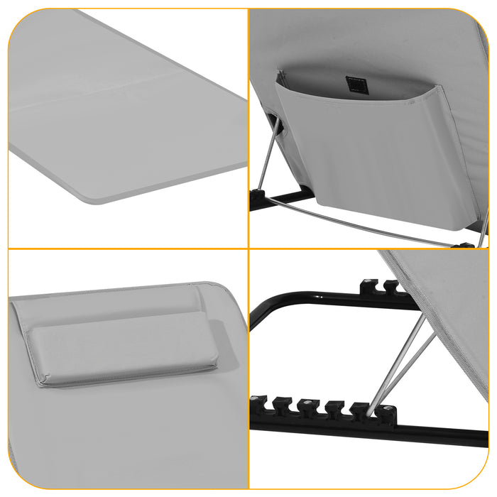 RelaxMate Draagbaar Strandbed – Comfort en Gemak Onderweg