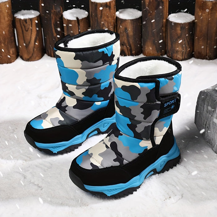 Trendy Camouflage Sneeuwboots - Voor Avonturiers