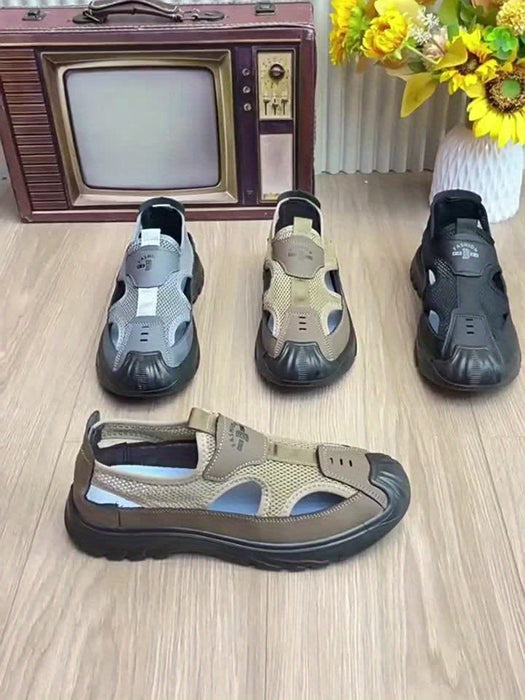 Ademende Heren Sport Sandalen – Lichtgewicht en Slipvast