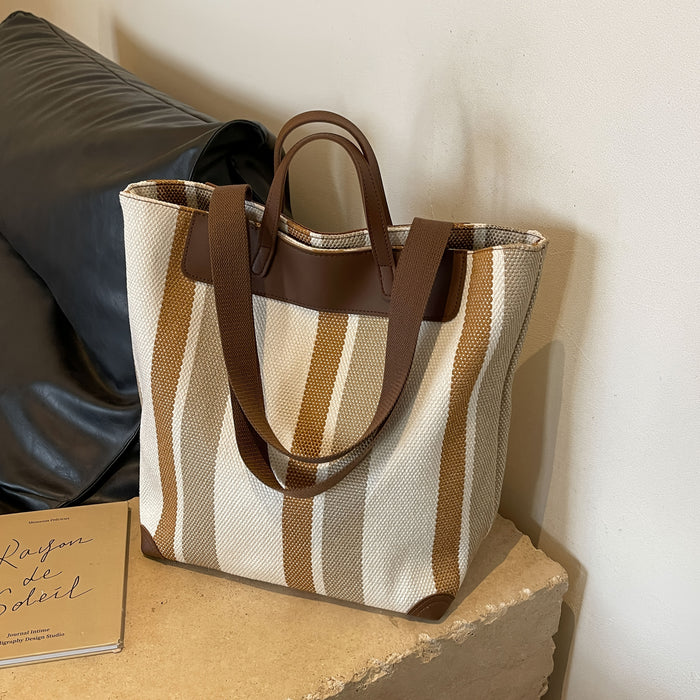 MetroStripe Casual Tote – Functionaliteit en Design