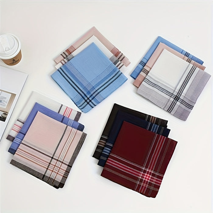 Elegante Katoenen Zakdoeken Set – Lichtgewicht en Comfortabel