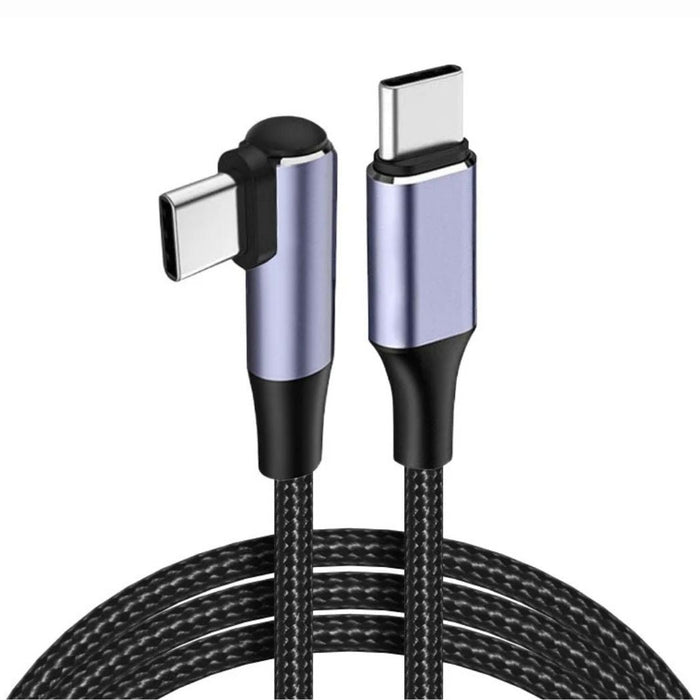 USB-C till USB-C snabbladdningskabel – 100W kraftfull och hållbar
