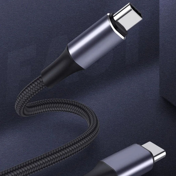USB-C till USB-C snabbladdningskabel – 100W kraftfull och hållbar