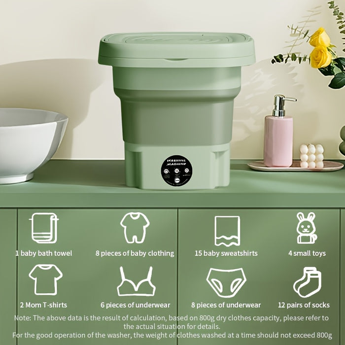 FlexiWash Opvouwbare Wasmachine – Praktisch en Ruimtebesparend