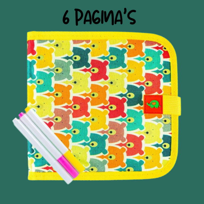 Dino Tekenboek – Herbruikbaar Tekenplezier voor Kinderen