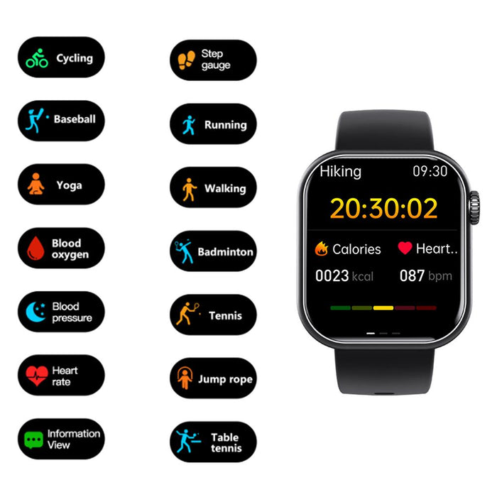 Smart Health Pro Smartwatch – Compleet Gezondheids- en Fitnesshorloge