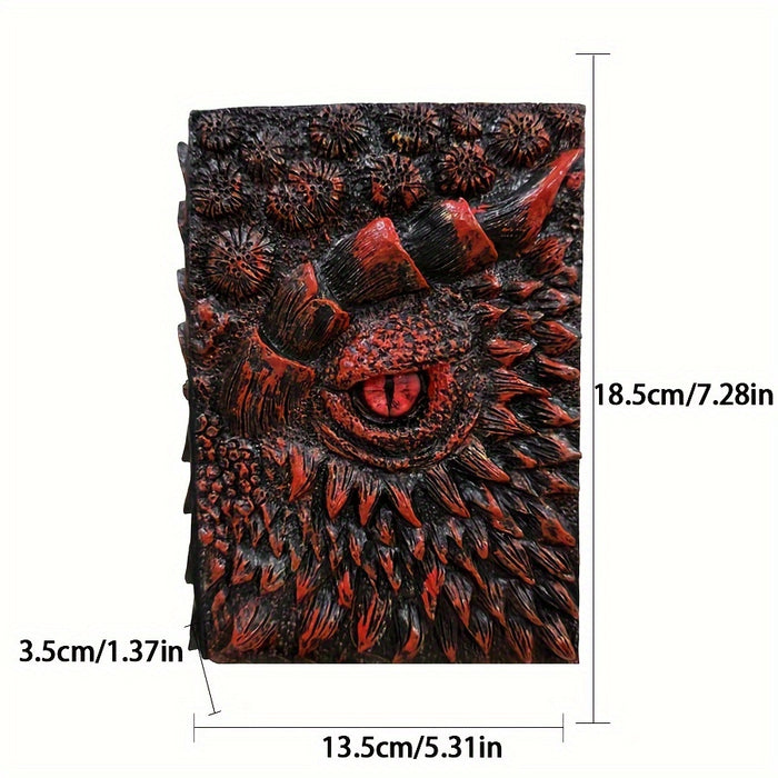 Fantasy Notitieboek met Draaksoog – Robuust en Kunstzinnig