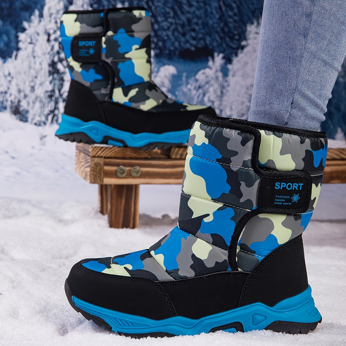 Trendy Camouflage Sneeuwboots - Voor Avonturiers