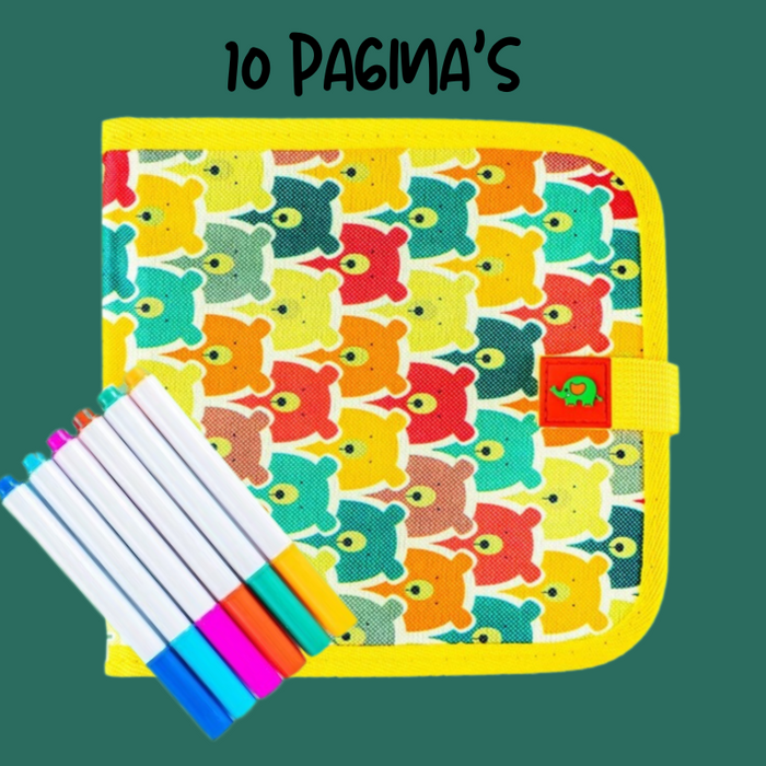 Dino Tekenboek – Herbruikbaar Tekenplezier voor Kinderen