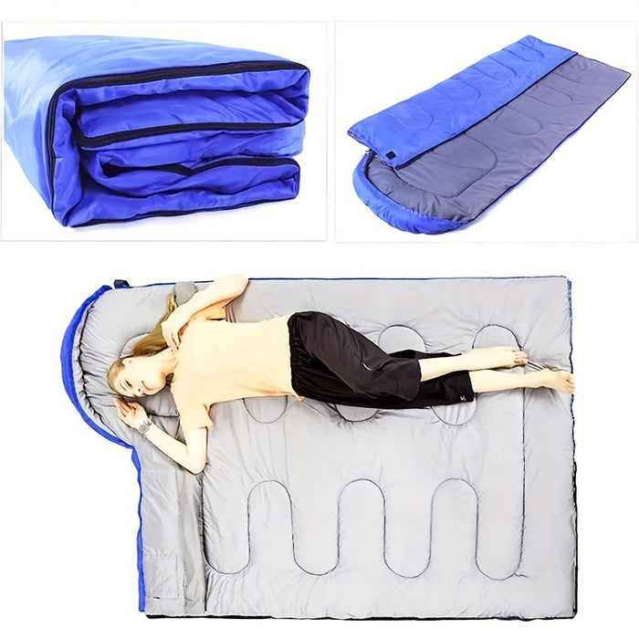 Warme Slaapzak met Capuchon – Perfect voor Kamperen en Winterse Avonturen