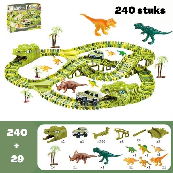 DinoTrack - Dinosaurus Speelgoedset - 360-graden Baan