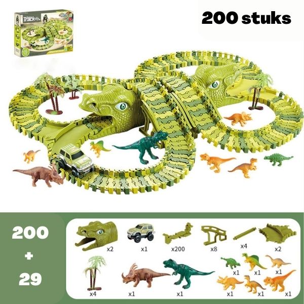 DinoTrack - Dinosaurus Speelgoedset - 360-graden Baan