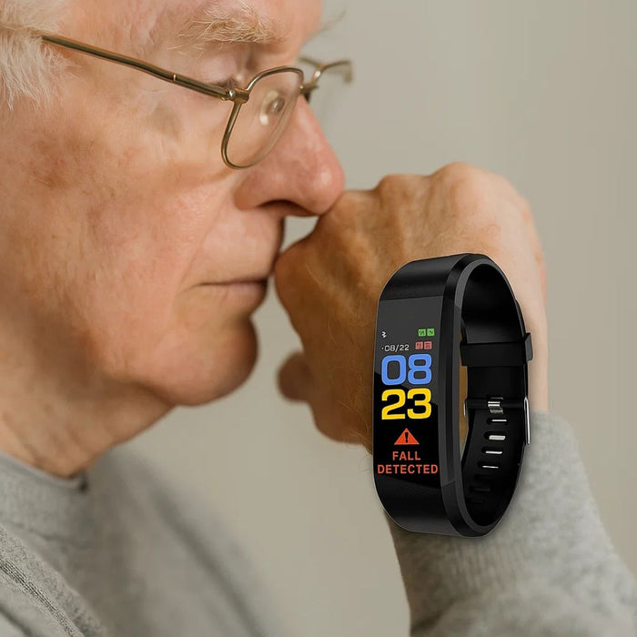SafeTrack Senioren Horloge – Zorgeloos en Verbonden
