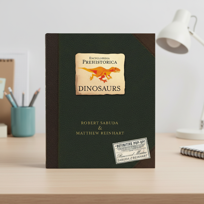 3D Pop Up-dinosauriebok med interaktiva sidor för barn Edu
