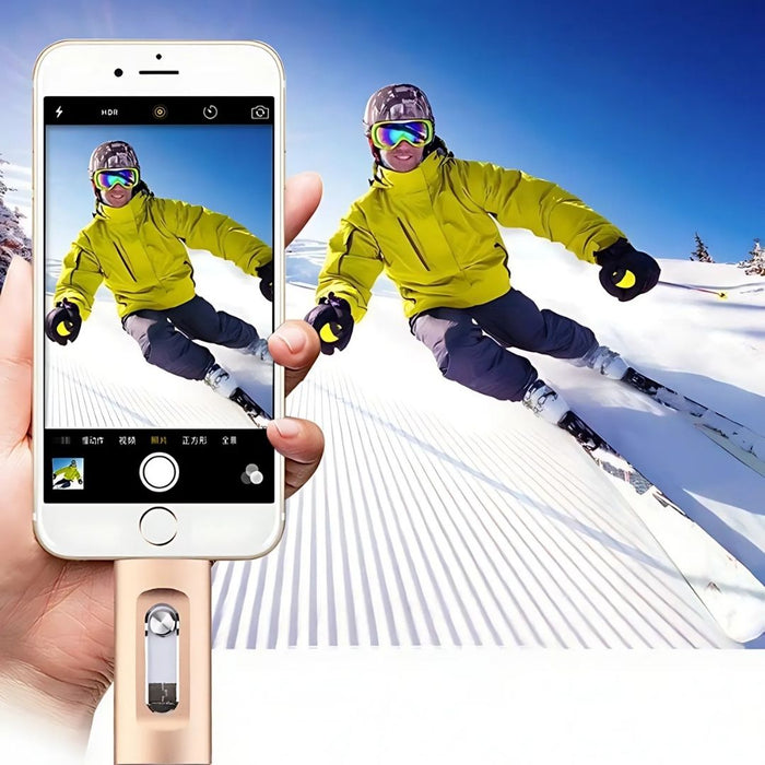3-in-1 USB-muistitikku nopealla siirrolla ja laajalla yhteensopivuudella