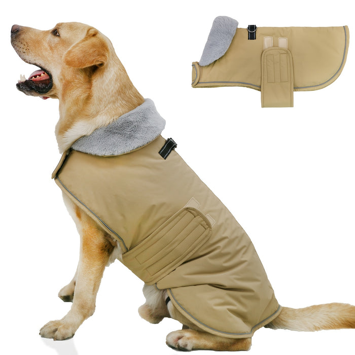 Manteau pour chien avec doublure chaude pour différentes races, usage hivernal