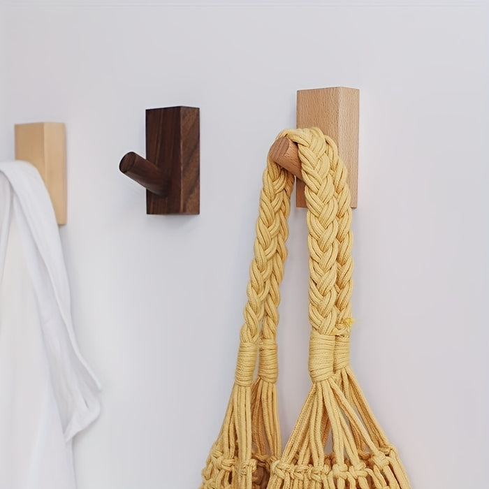 Set de Crochets Muraux en Bois Nordvik – Calme & Ordre à la Maison