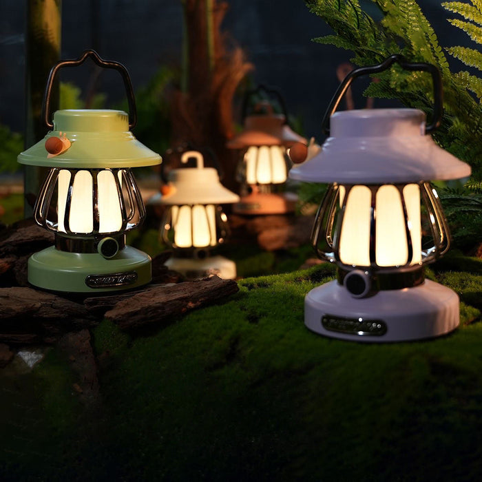 SnailGlow Draagbare Campinglamp – USB Oplaadbaar Nachtlampje