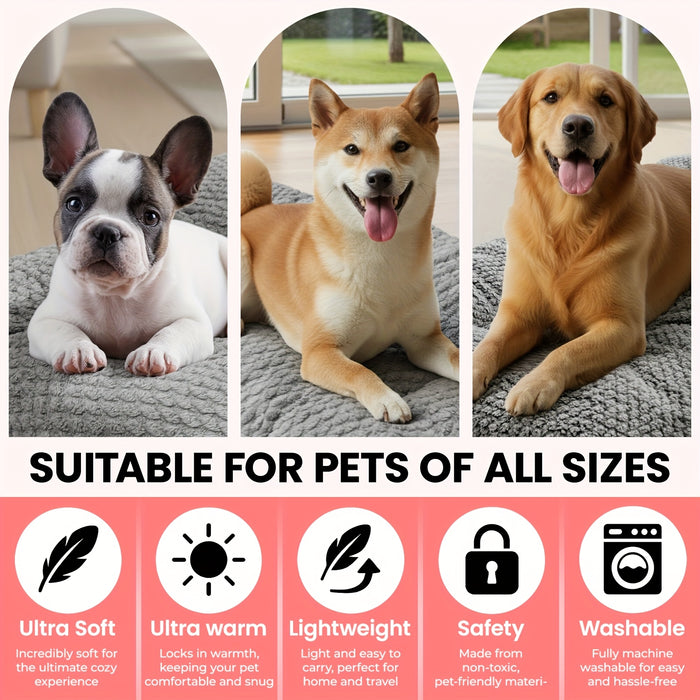 Coussin confortable pour chiens avec rembourrage doux et surface matelassée