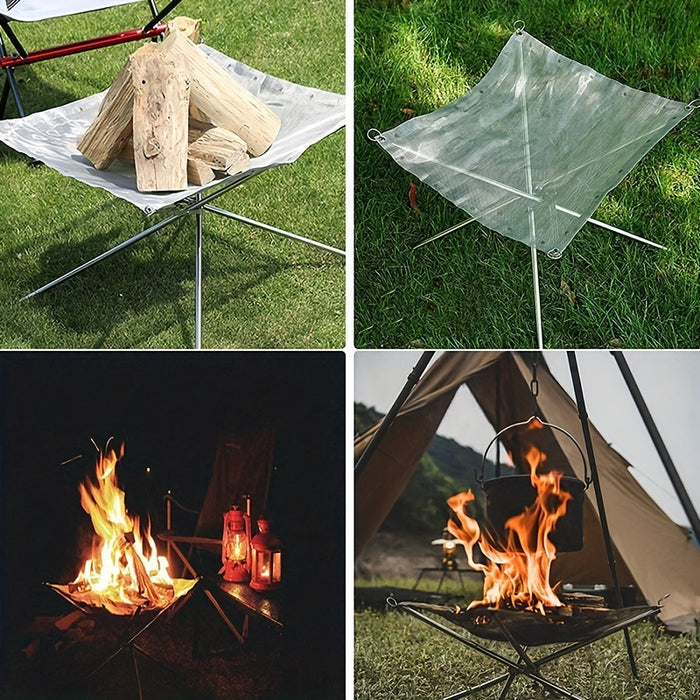 CampFire Compact Vuurplaats – Draagbaar, Stevig en Praktisch voor Outdoor Gebruik