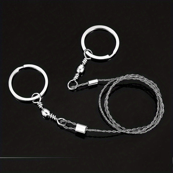 Multifunctioneel Draadzaagje van Roestvrij Staal – Essentieel Overlevingsgereedschap voor Kamperen en Outdoor Avonturen