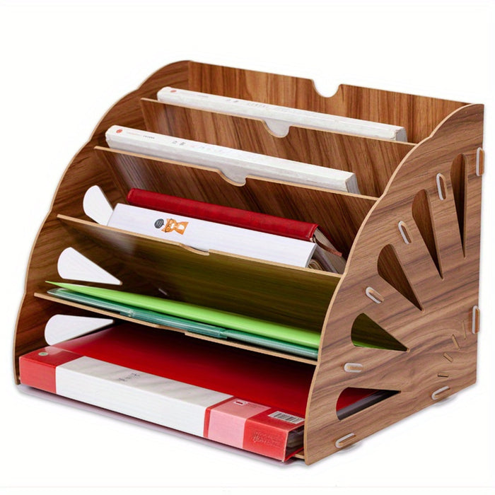 WoodFlow A4 Organizer – Stijlvolle Opslag voor Elk Bureau