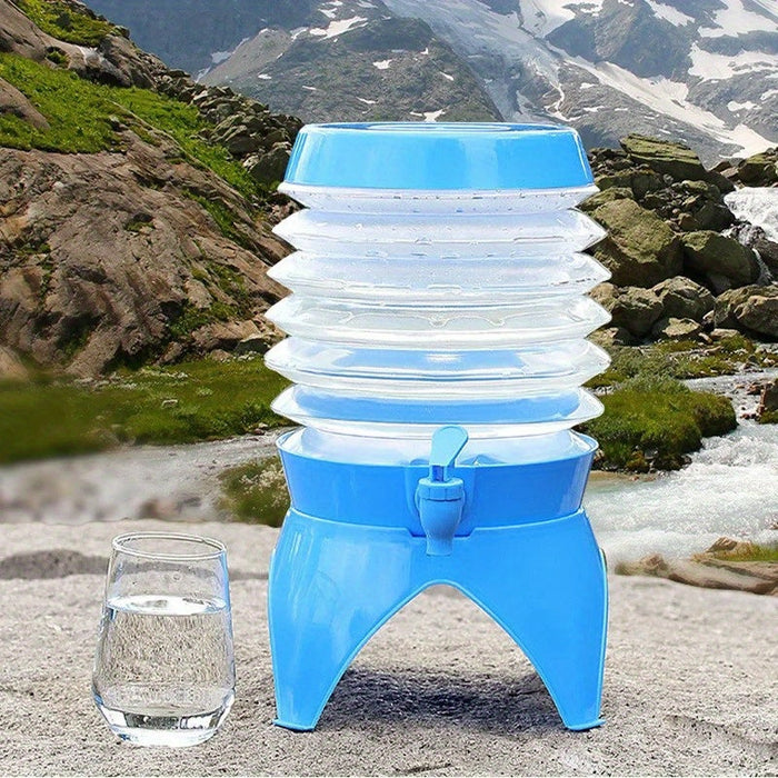 Draagbare Vouwbare Wateremmer – 3,5L met Inklapbare Kraan