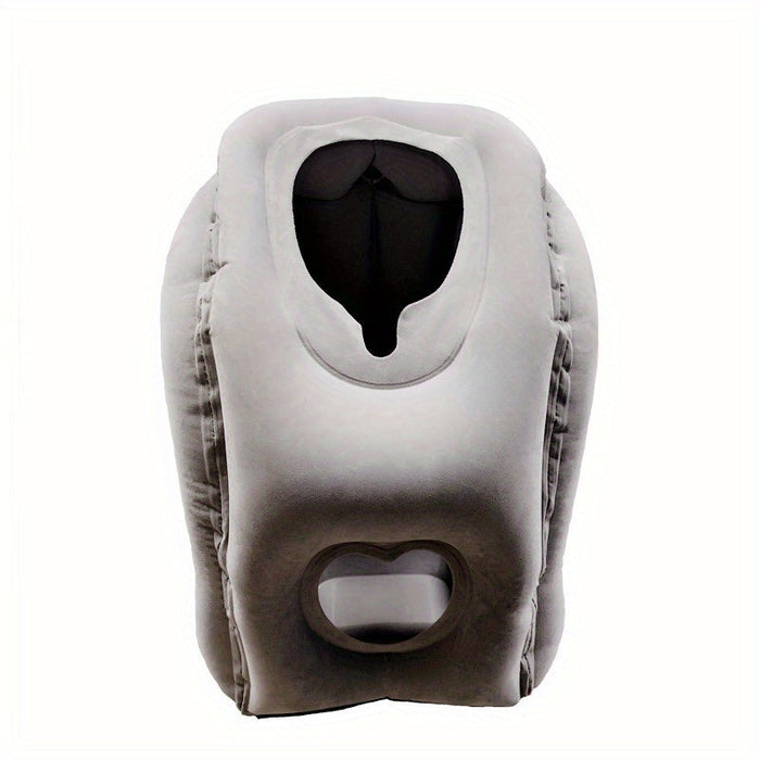 Opblaasbare Reis Neksteun met Hartvormige Uitsparing – Compact en Wasbaar