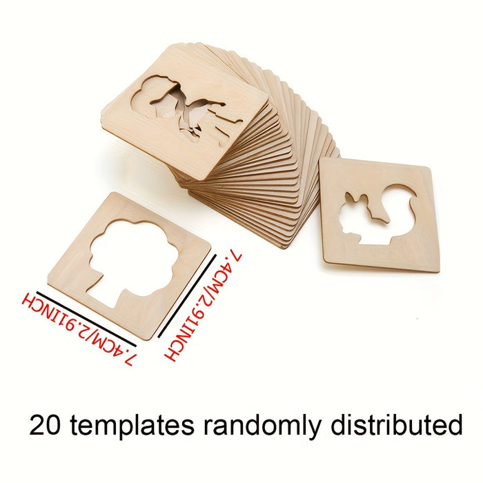 Educatieve Tekenmallen Set - Voor Creatief Leren