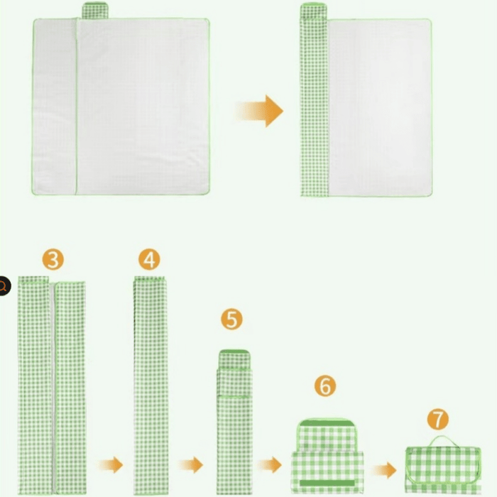 Waterdicht en Opvouwbaar Picknickkleed – Ideaal voor Kamperen, Strand en Buitenavonturen