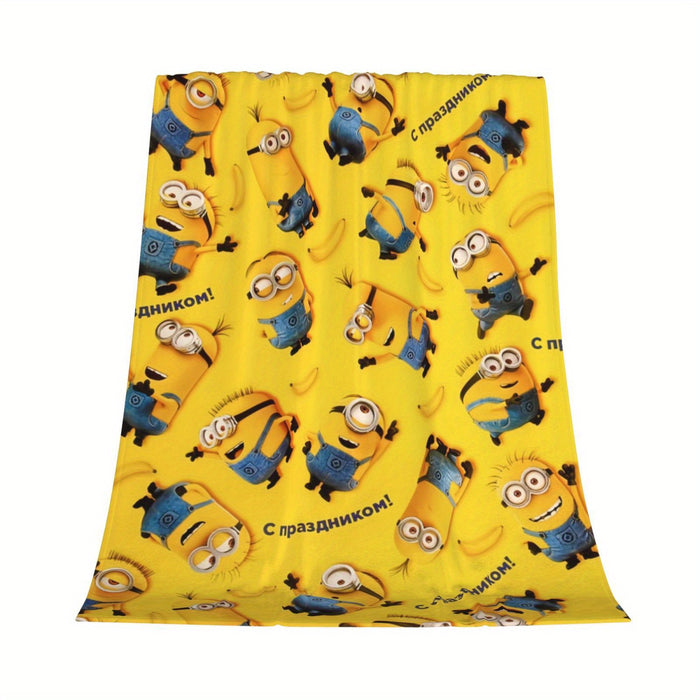 Minions Fleece Deken - Zachte & Warme Flanel Deken voor Kinderen