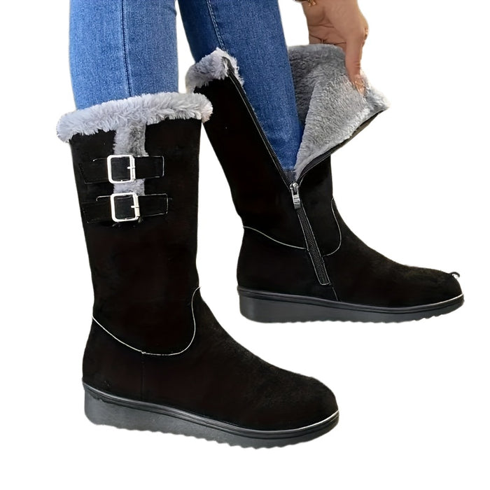 Fuzzy Boots voor Dames - Warm en Stijlvol voor Koude Dagen