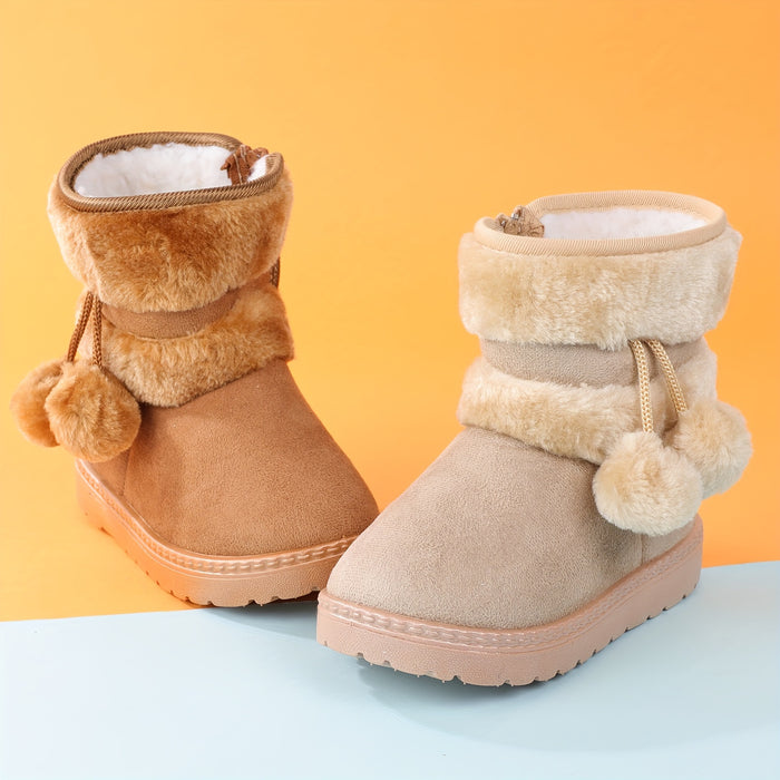 Schattige Pluche Boots voor Meisjes - Voor Warmte en Comfort
