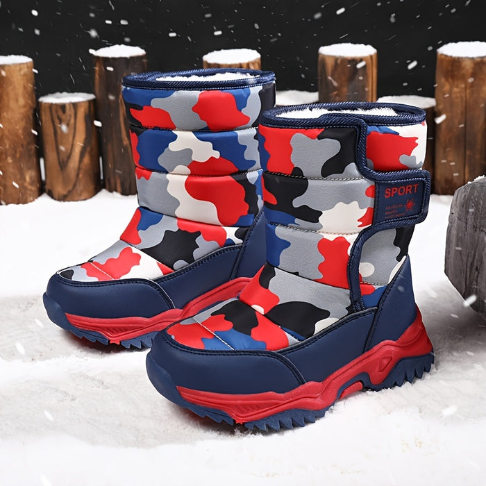 Trendy Camouflage Sneeuwboots - Voor Avonturiers