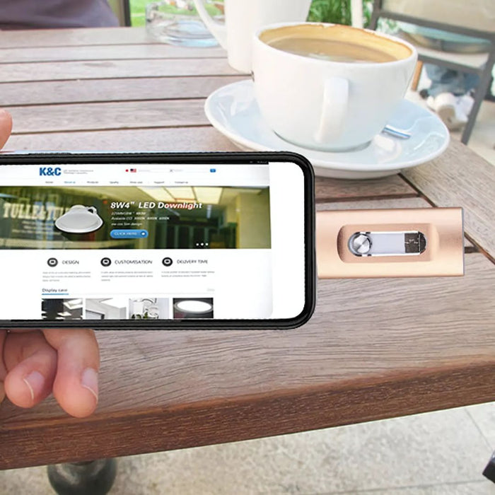 3-in-1 USB-muistitikku nopealla siirrolla ja laajalla yhteensopivuudella