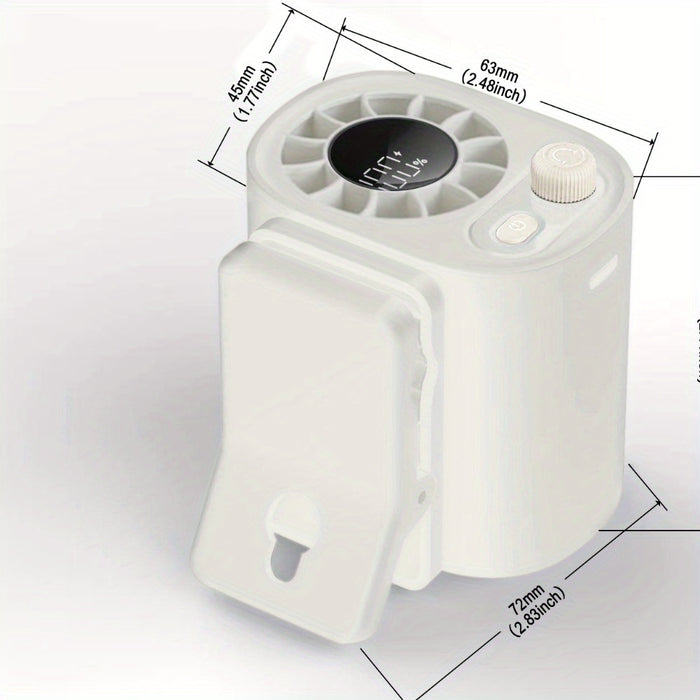 BreezeClip Mini Ventilator – Krachtige Koeling, Overal en Altijd