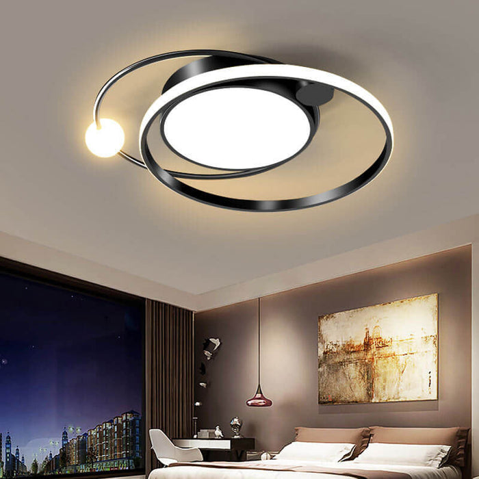 Moderni LED-kattovalaisin pyöreällä designilla olohuoneeseen ja makuuhuoneeseen
