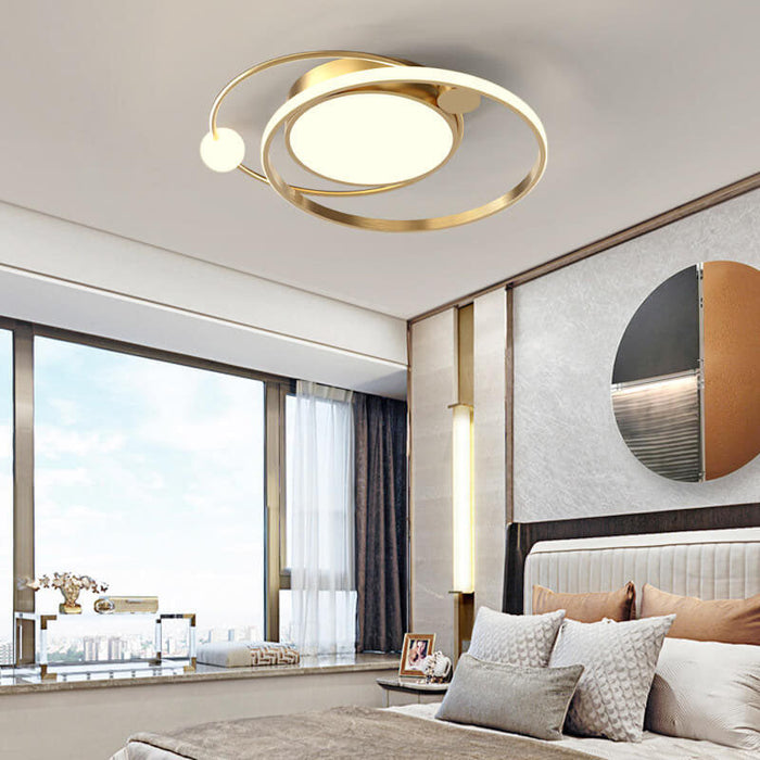 Moderni LED-kattovalaisin pyöreällä designilla olohuoneeseen ja makuuhuoneeseen