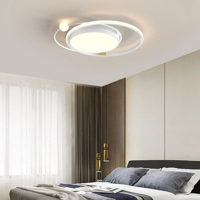 Moderni LED-kattovalaisin pyöreällä designilla olohuoneeseen ja makuuhuoneeseen