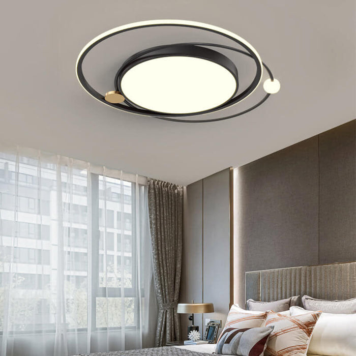 Moderni LED-kattovalaisin pyöreällä designilla olohuoneeseen ja makuuhuoneeseen