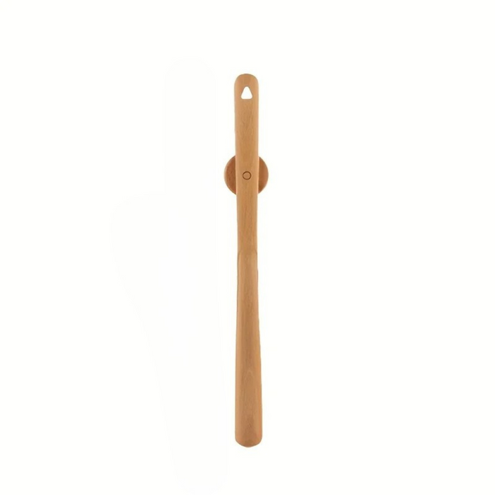 Minimalistische Schoenlepel van Beukenhout met Wandmontage
