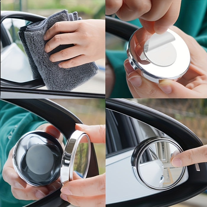 Automatiska döda vinkeln-speglar med vidvinkelobjektiv och 360° justerbar design