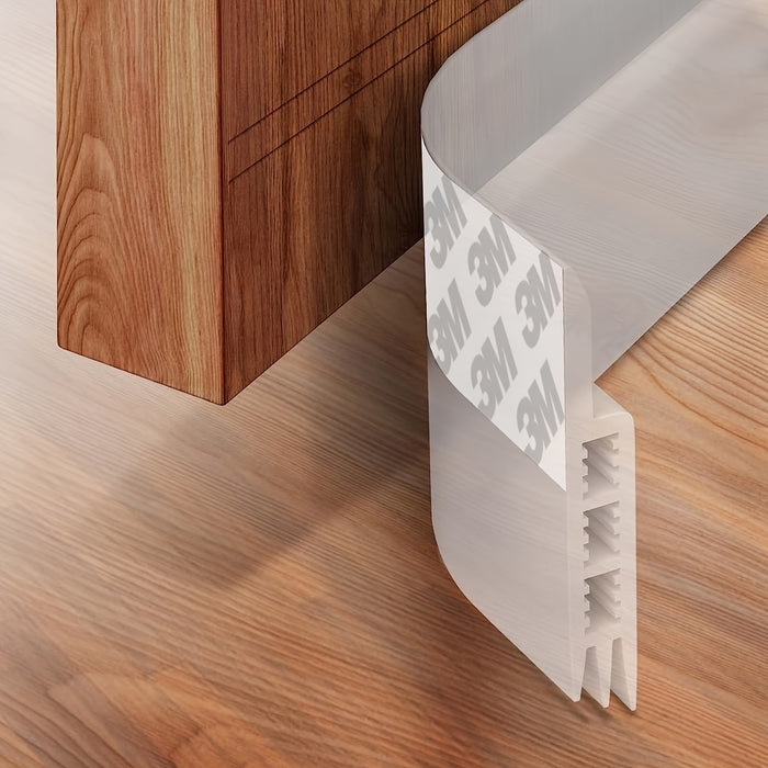 Tochtstopper voor Deur - Siliconen Deurschraper met Sterke Lijm en Geluidsisolatie