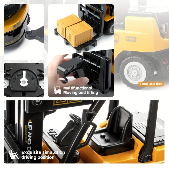 Zware Duty Afstandsbediening Heftruck – 1:24 Schaal met Lichten & Trailer