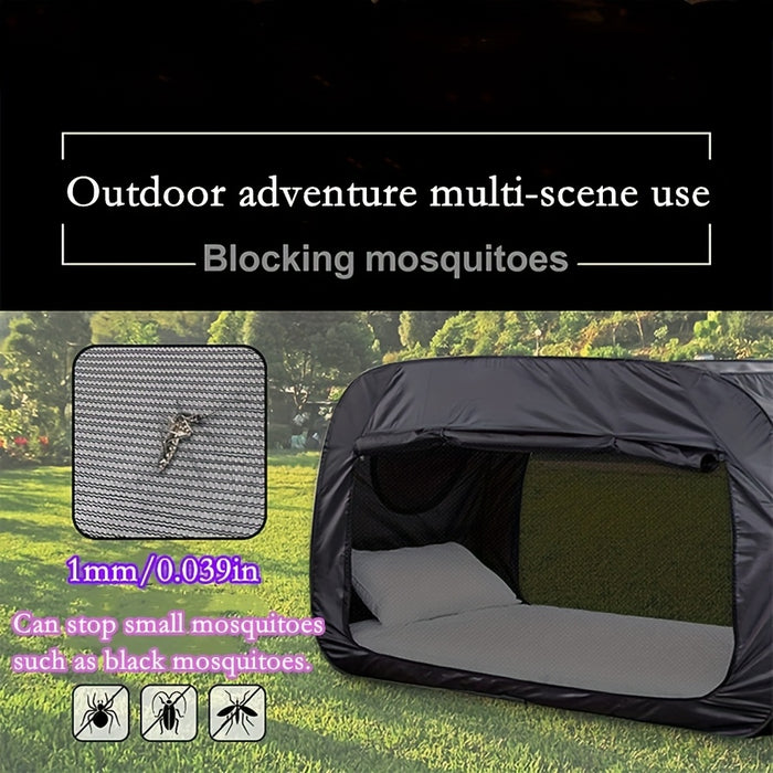 CozyNest Opvouwbaar Tentbed – Bescherming en Rust Binnen Handbereik