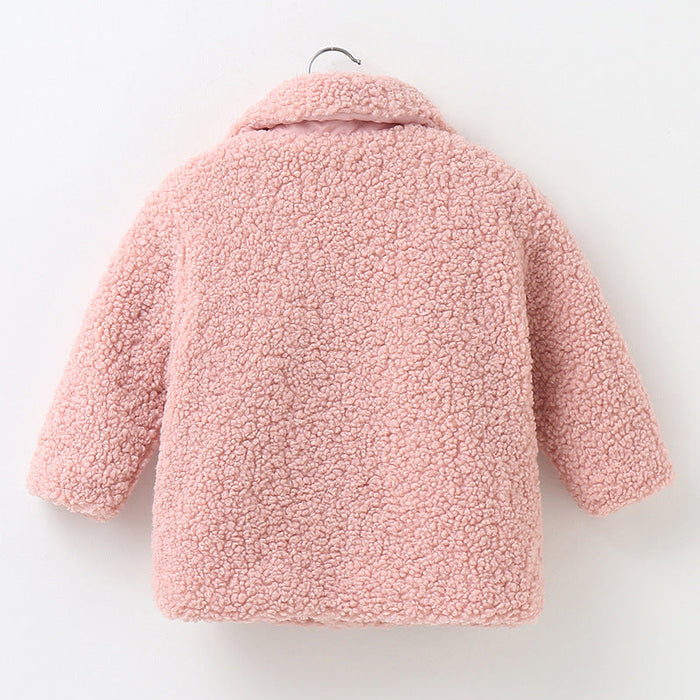 Knuffelzachte Teddy Jas voor Meisjes – Warm en Stijlvol